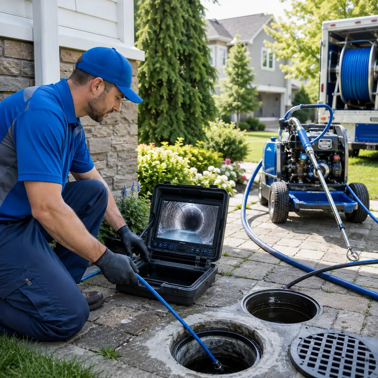 Outdoor drain cleaning professionals serving Cecil, AR